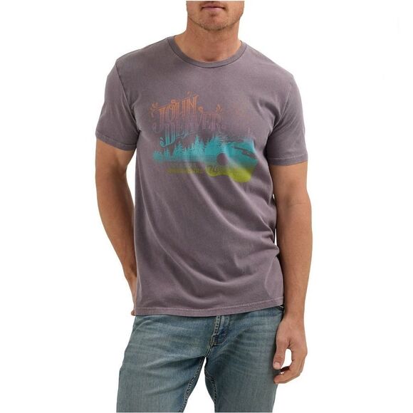 Men’s Wrangler John Denver Graphic Short Sleeve Cotton T-Shirt Size XL - Picture 4 of 7